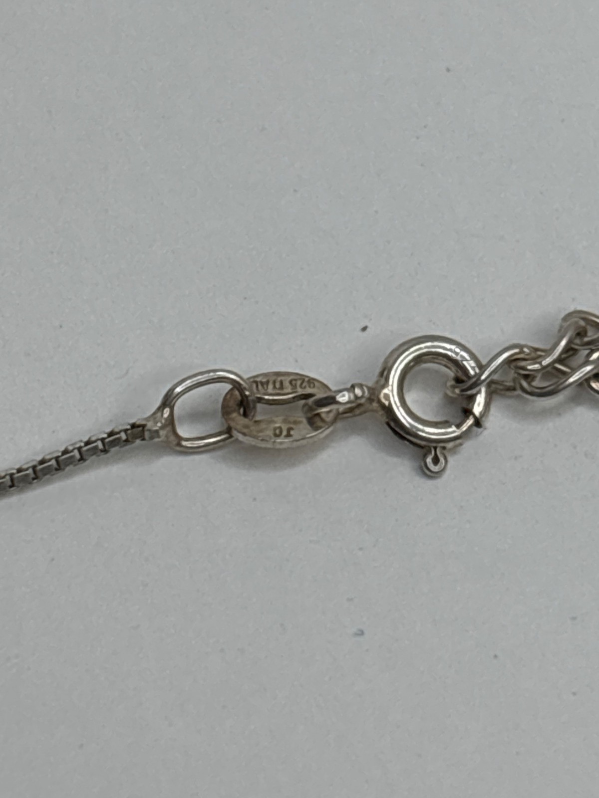 Vintage Sterling Silver Locket & Chain | Monogrammed | Original Photo | 6.45 g