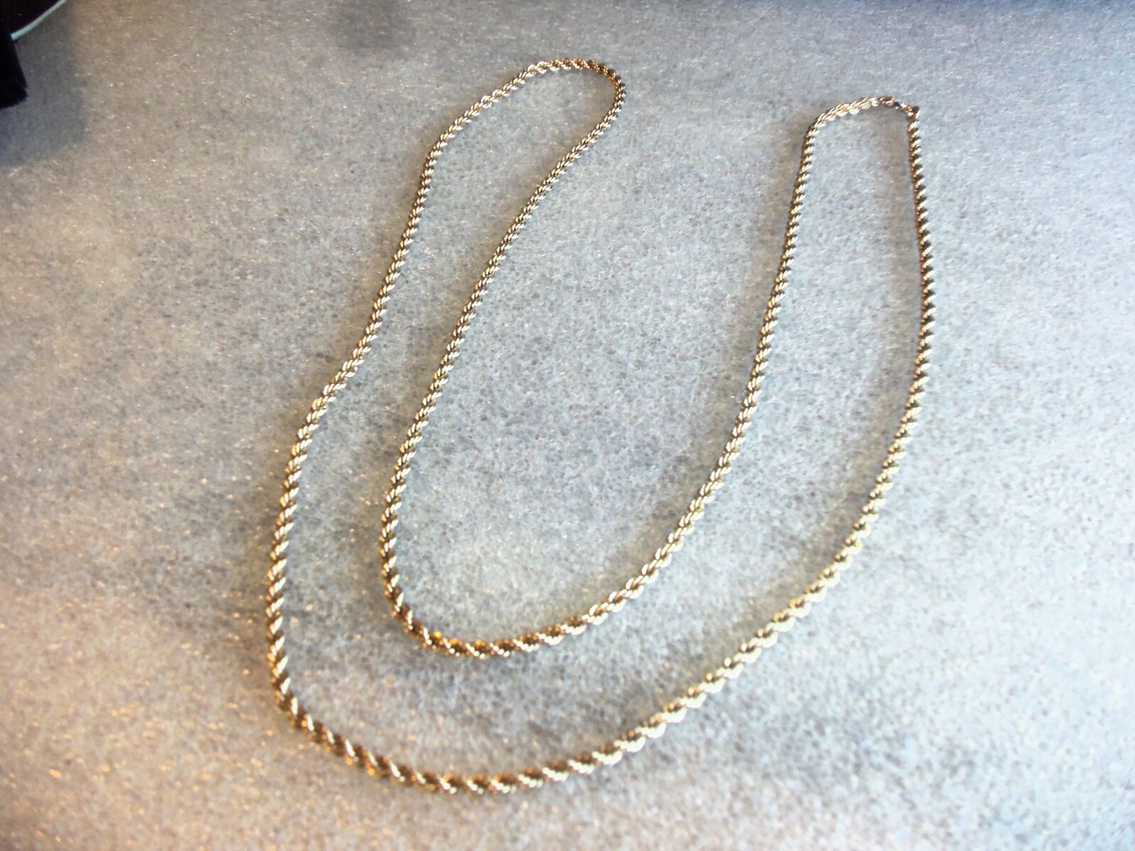 Vintage Gold filled Chain Necklace 33 in 22.5 grams Fifth Avenue