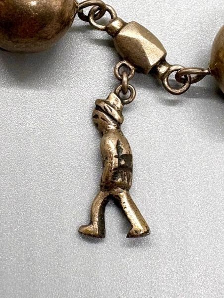 Vintage Guatemalan Charm Bracelet, marked 900 Silver