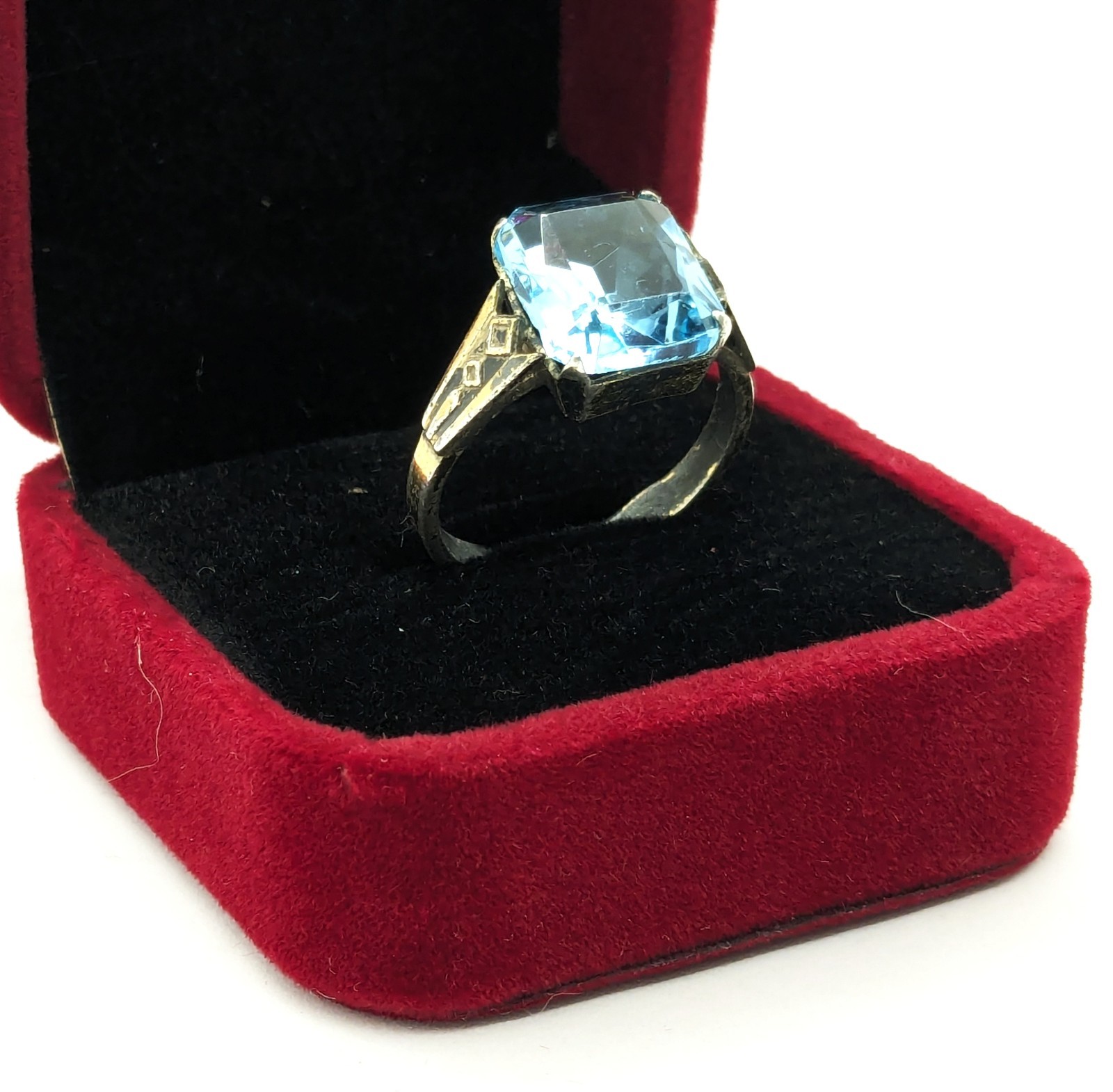 Vintage Luxury Soviet RING Silver⭐875 stamp Star USSR-size: 8US (18.5mm) UA #100