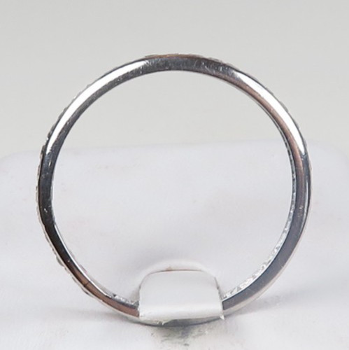 Antique Deco 1920’s Wedding Eternity Platinum Band Ring Size 10 UK-T1/2 EGL USA