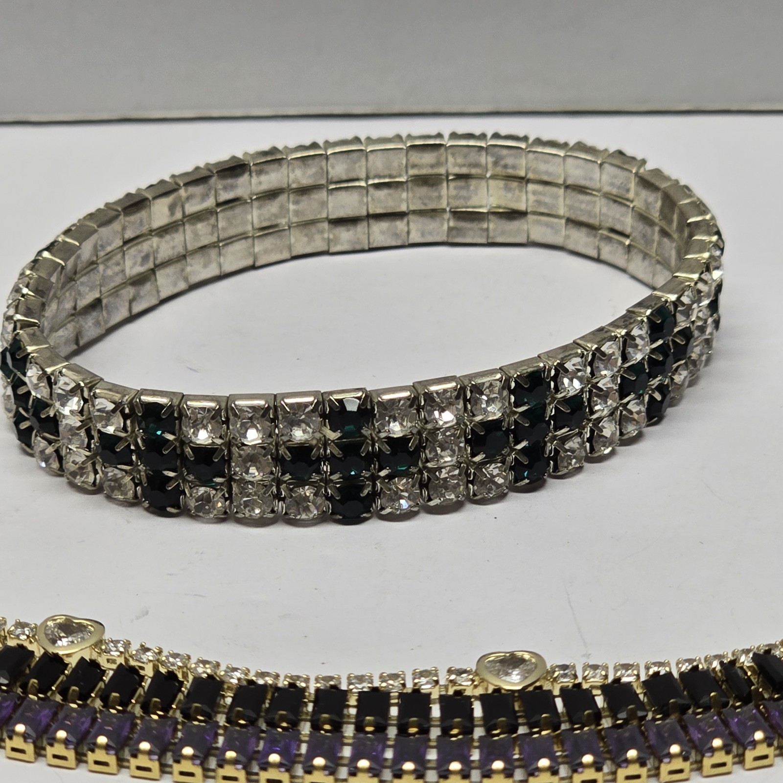 Rhinestone Bracelet Lot Of 4