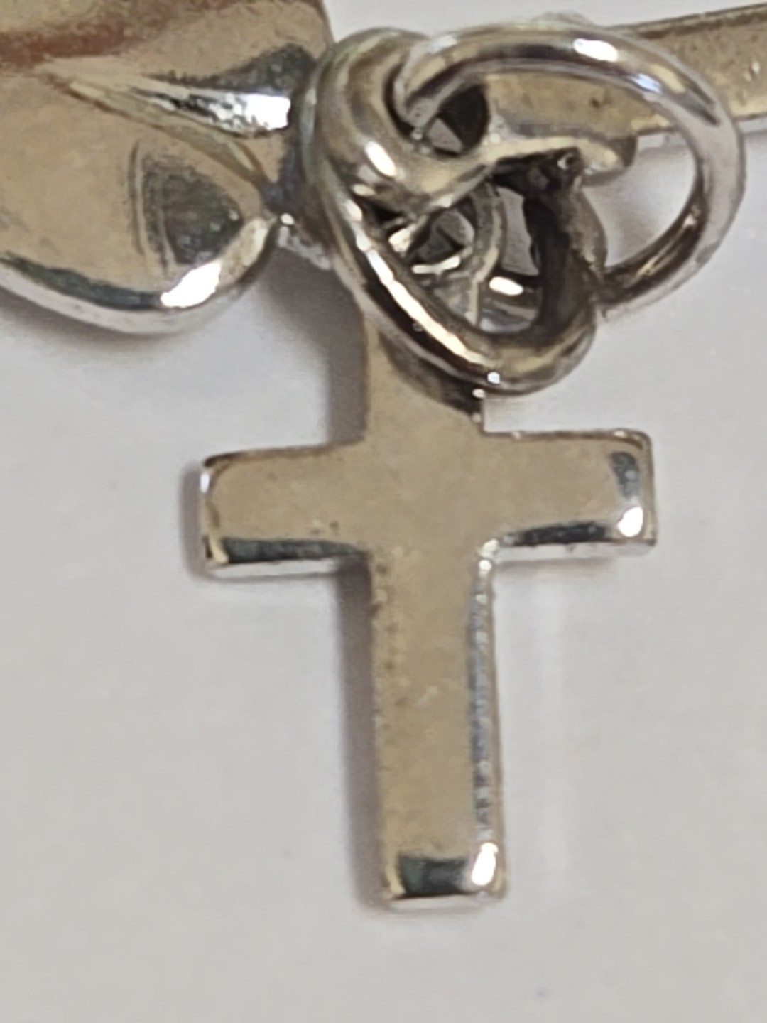 Sterling Silver ~ Faith, Hope & Charity Charm ~ Durable DAILY Wear ~ VINTAGE