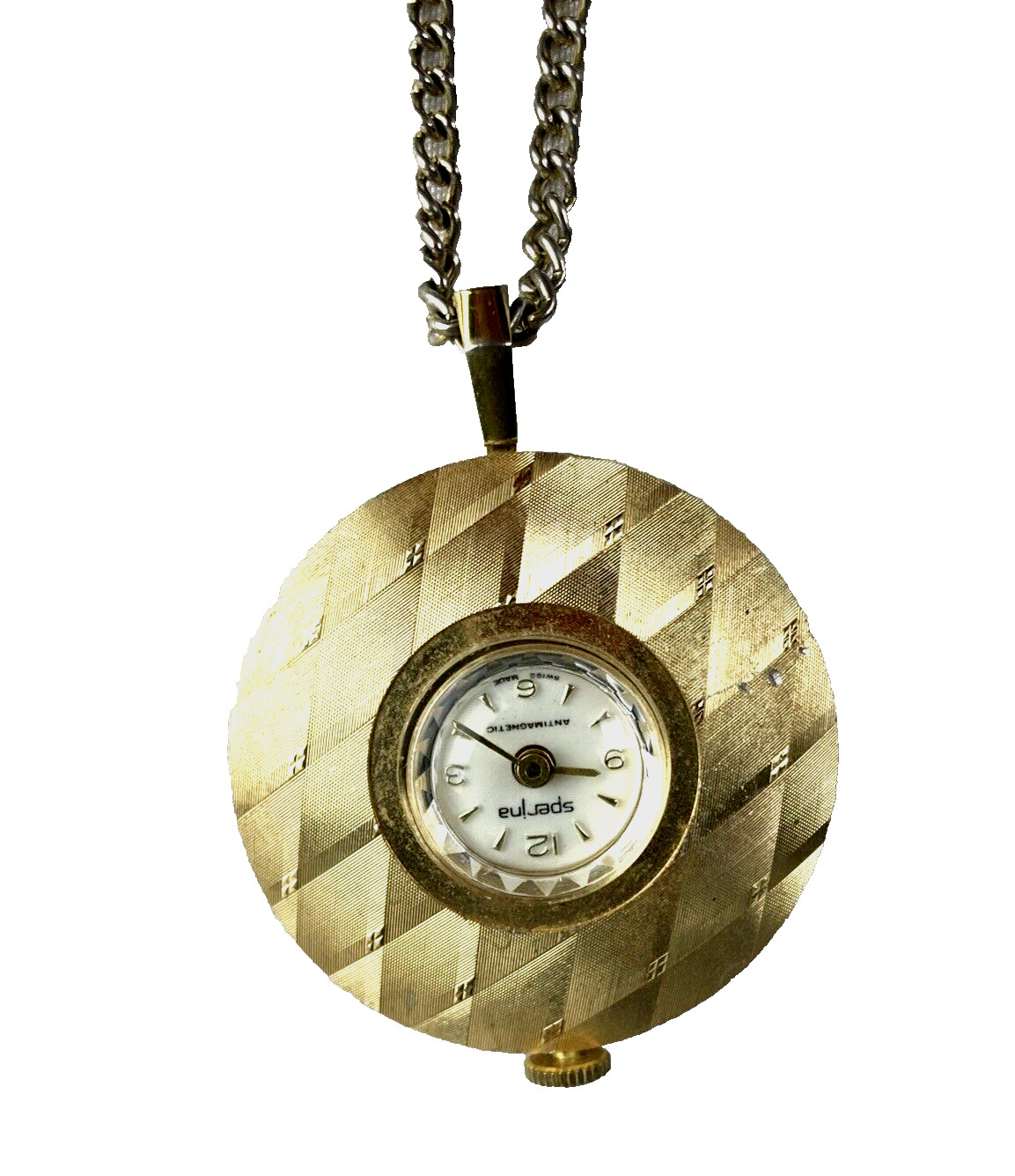 Sperina Swiss Antimagnetic Manual Winding Chain Watch – Running