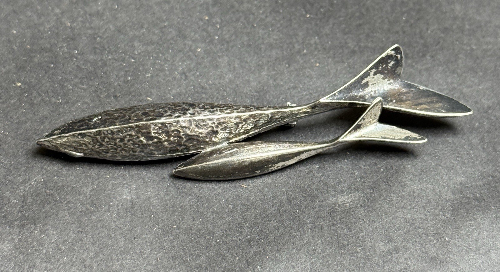Vintage Robert Zentall Whale Costume Jewelry Brooch