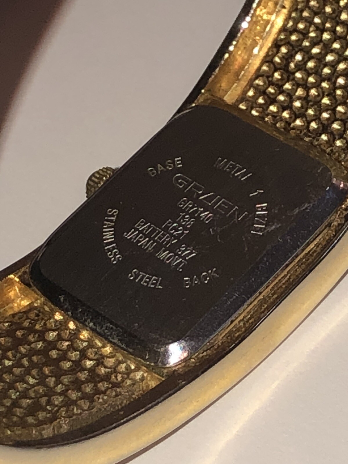 Vintage Gruen Dual Tone Pantera Bracelet