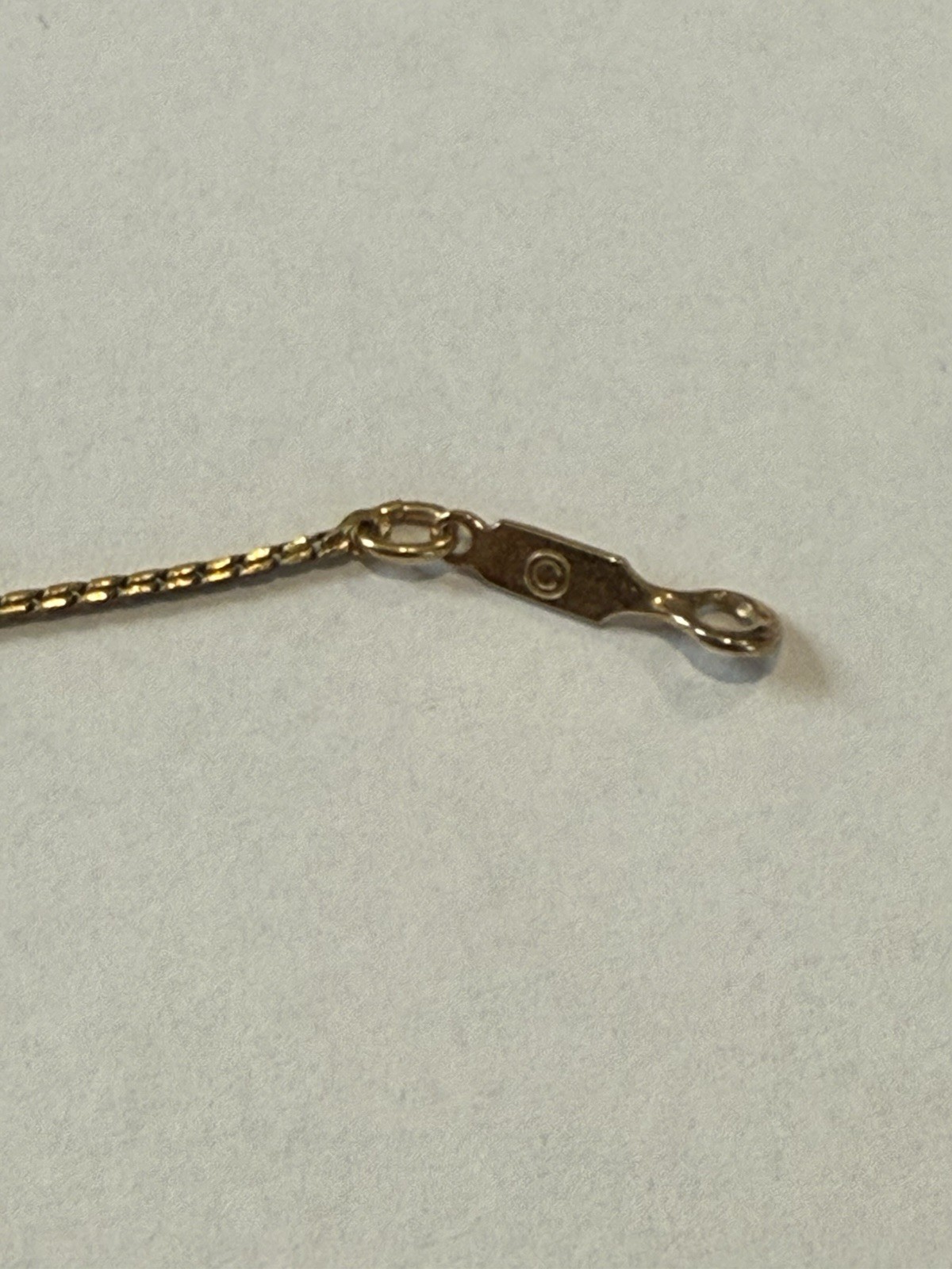 Vintage Monet Gold Tone Chain Bracelet Sister Clasp Signed 6.5″