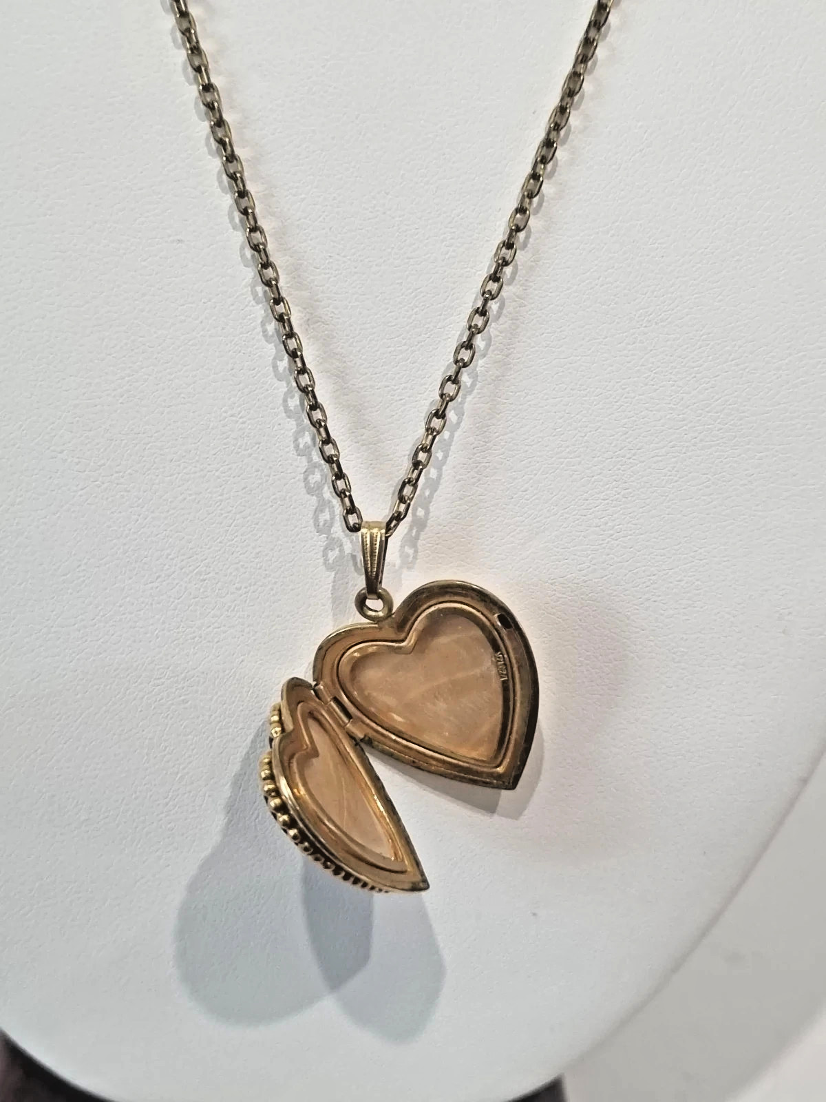 Vintage 12k Gold Fill Onyx Heart Expansion Bracelet Locket Set USA made Video