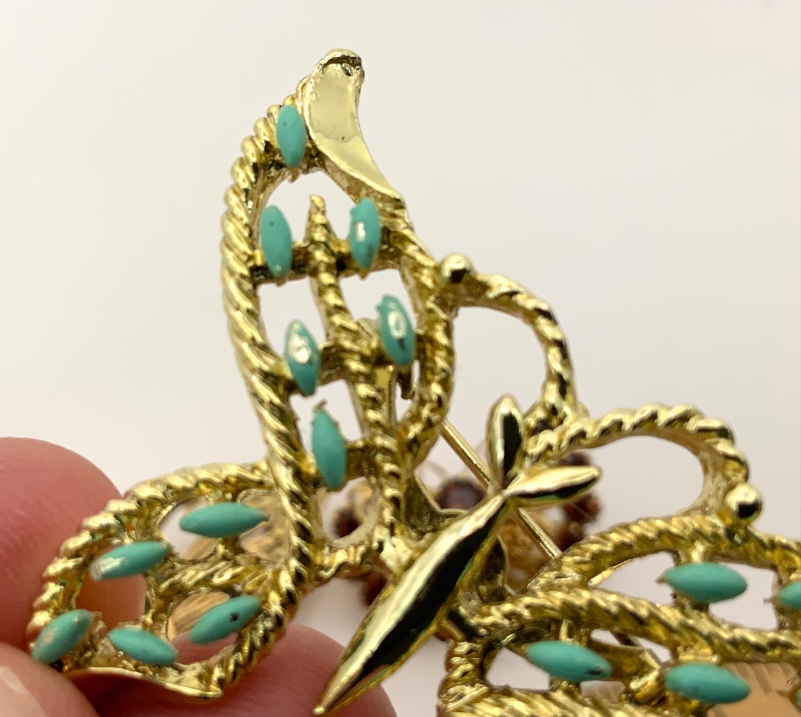 Vintage Butterfly Brooch Monet Avon Gerry’s Enamel Rhinestone Filigree Lot of 14