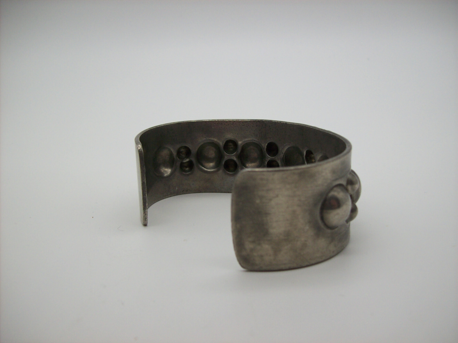Vintage E Christophersen Brutalist Bracelet, Norway, Signed