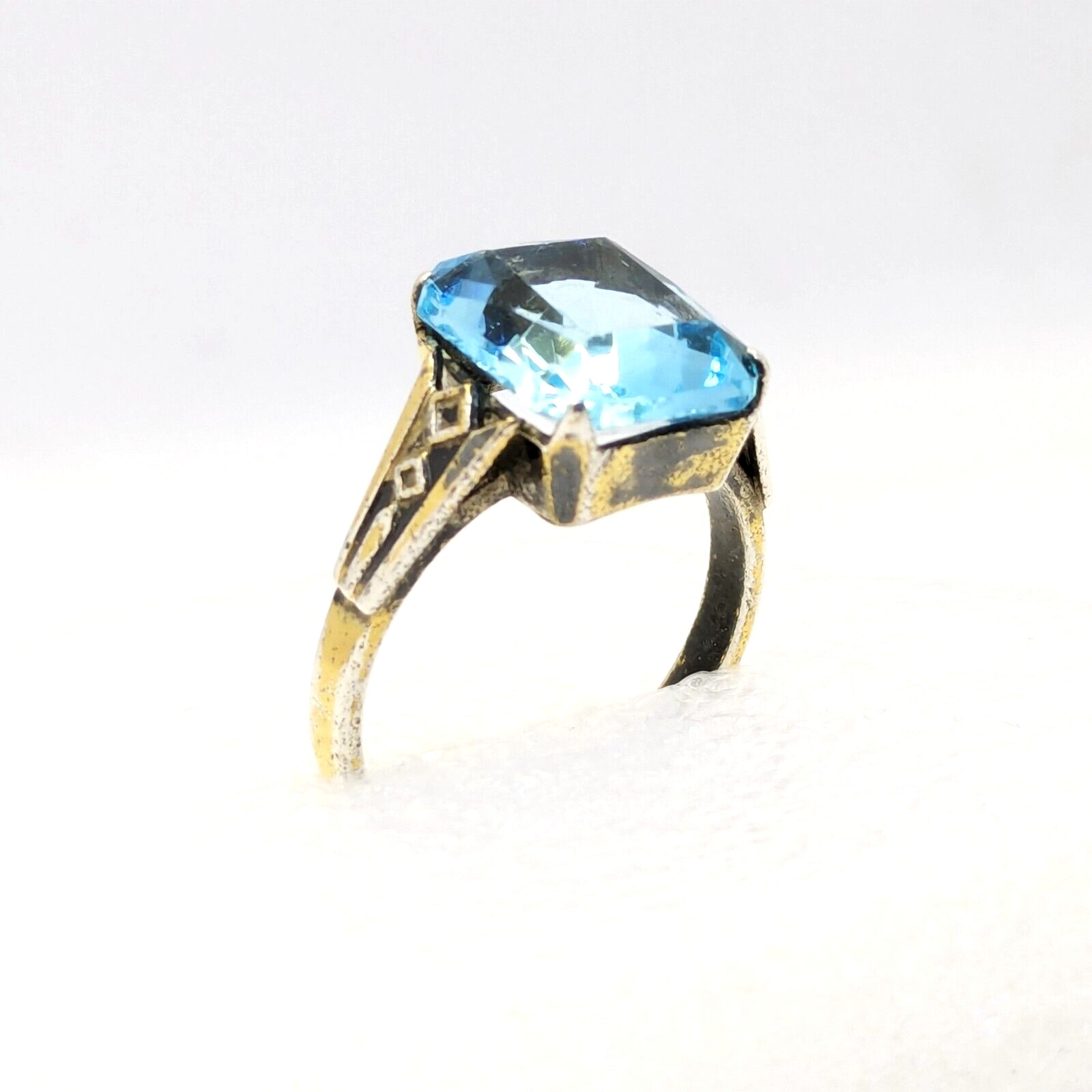 Vintage Luxury Soviet Silver RING ⭐875 stamp Star USSR size: 8US (18.5mm) | #100