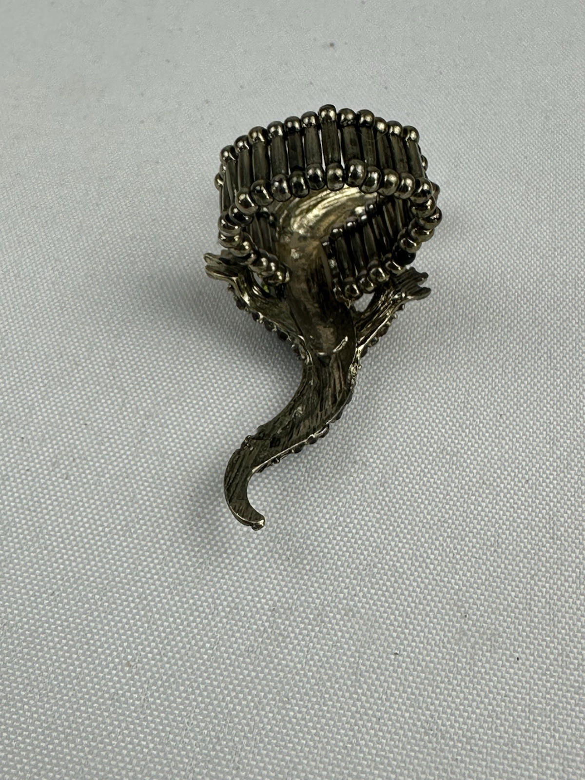 Stretch Band Ring Lizard Gecko Salamander Rhinestones Multicolor OSFA