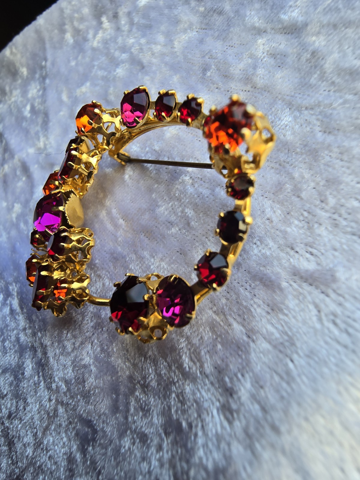 Vintage Austrian Rhinestone Brooch