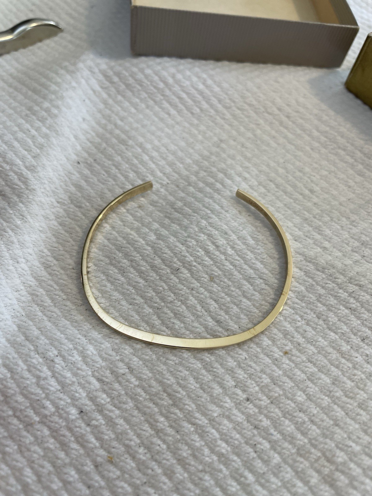 Avon Vintage 1978 Slender Touch Cuff Bracelet – Goldtone