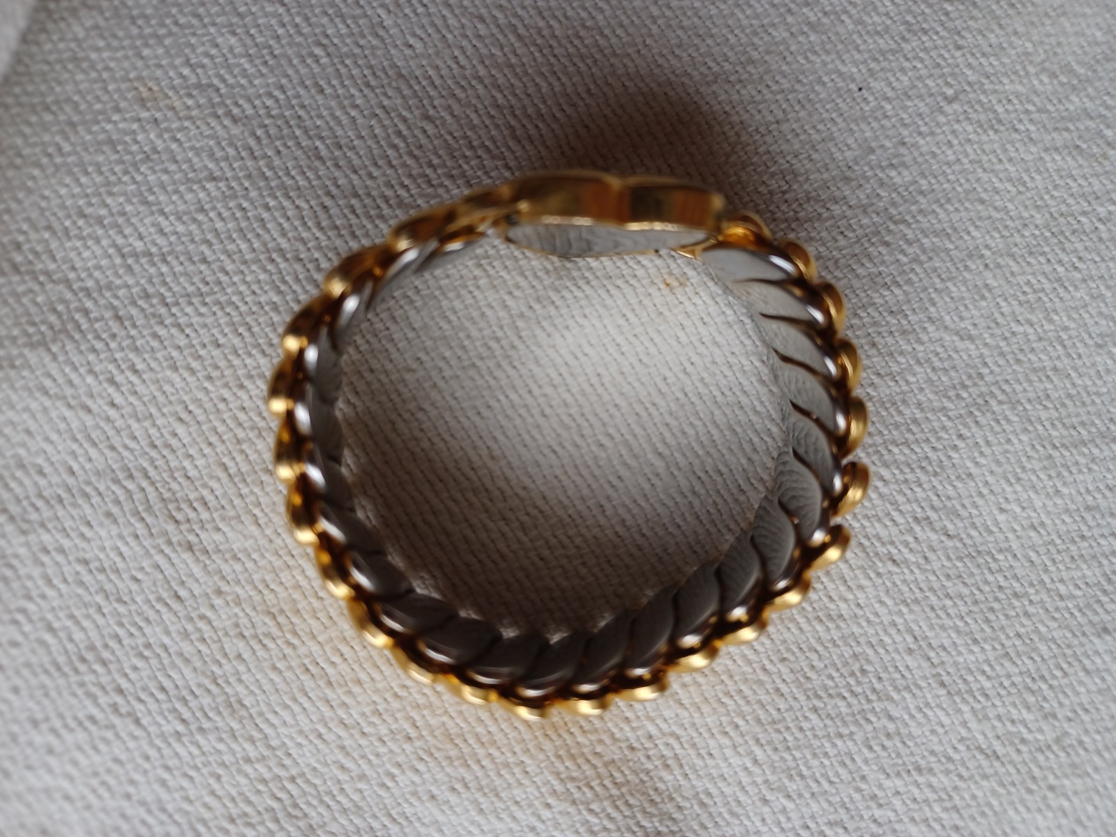 CHILD SIZE VINTAGE SWEETHEART 1/20 12K GOLD FILLED HEART EXPANSION BRACELET