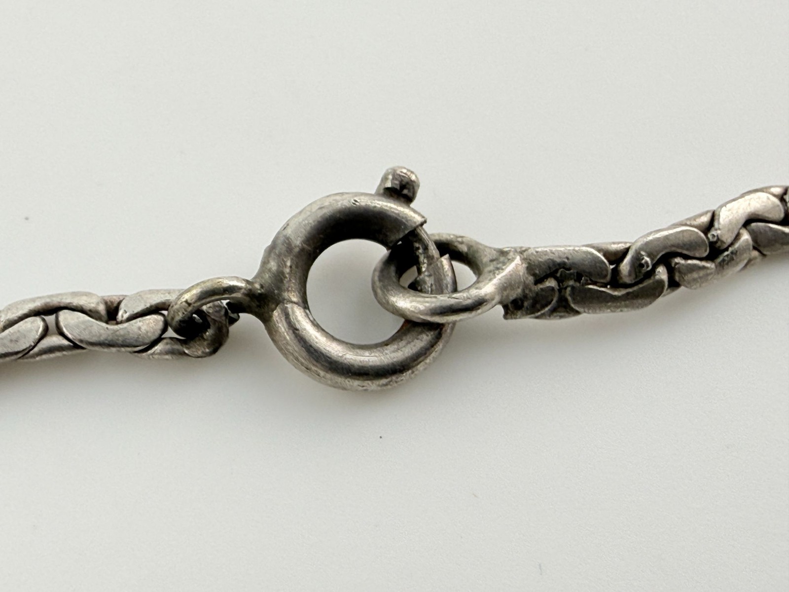 Vintage 800 Silver Filigree Blue Delft Dutch Porcelain Windmill Bracelet 7.25 In
