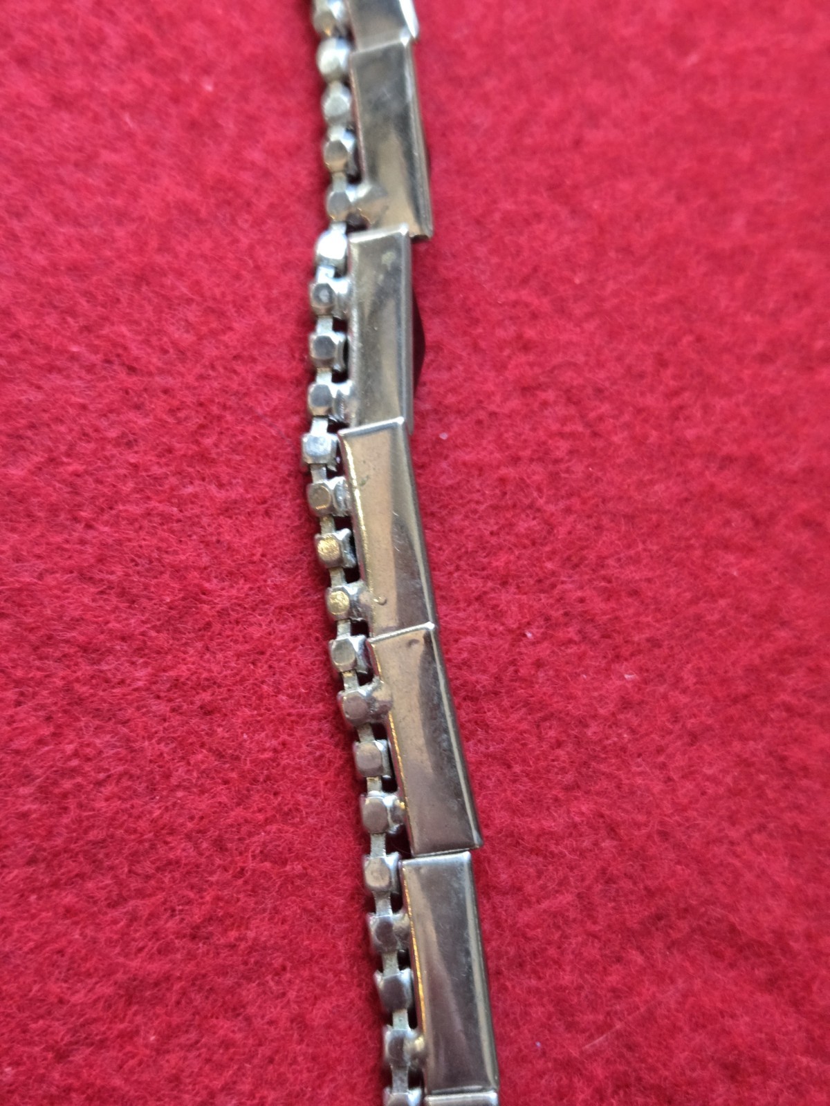 KRAMER of New York Black & Clear Rhinestone Necklace Signed Vintage Jewelry