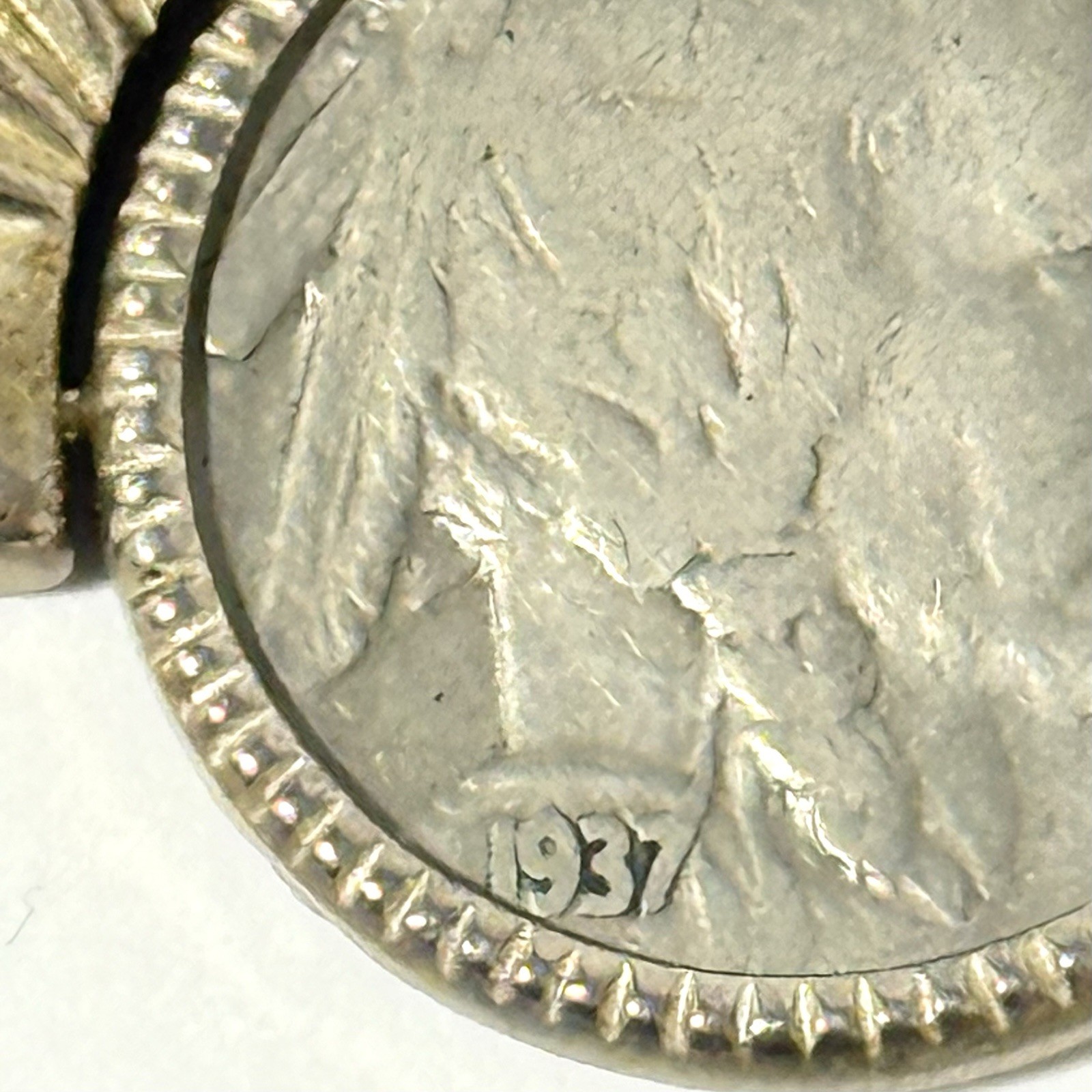 Vintage 925 Sterling Silver Pendant with 1937 Buffalo Nickel Reversible Coin