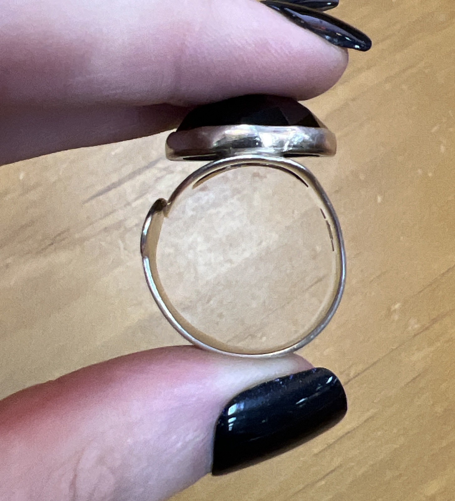 Mexican Designer Dominique Dinouart Sterling Silver Adjustable Ring DDD Signed