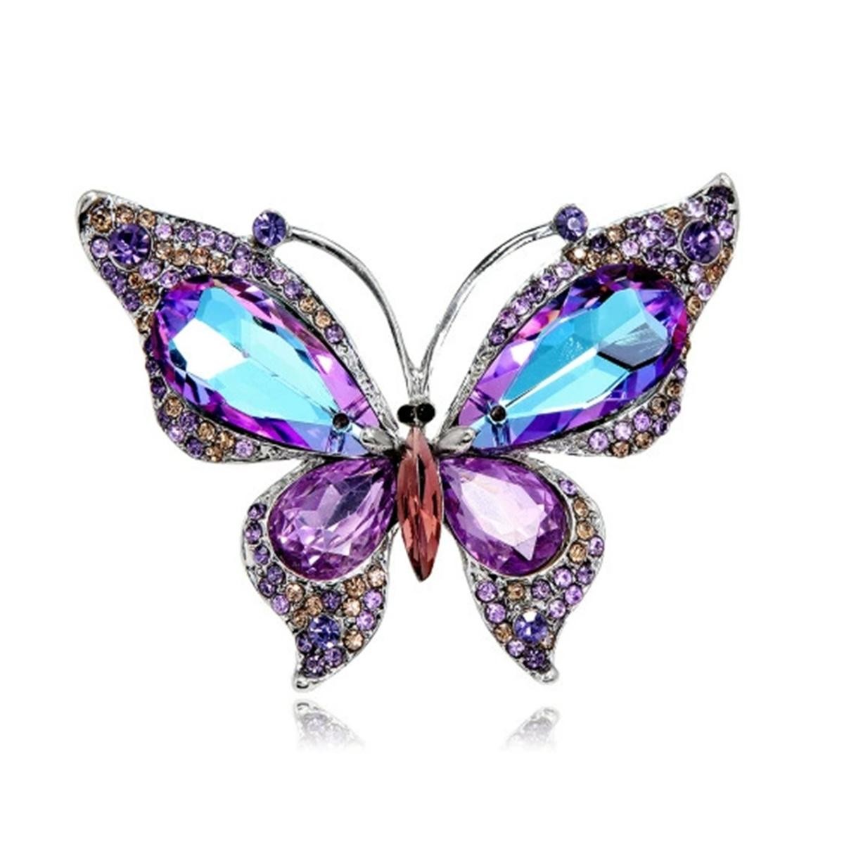 Vintage Butterfly Brooch Y2k Exquisite Pin Luxury Jewelry Accessories Party Gift