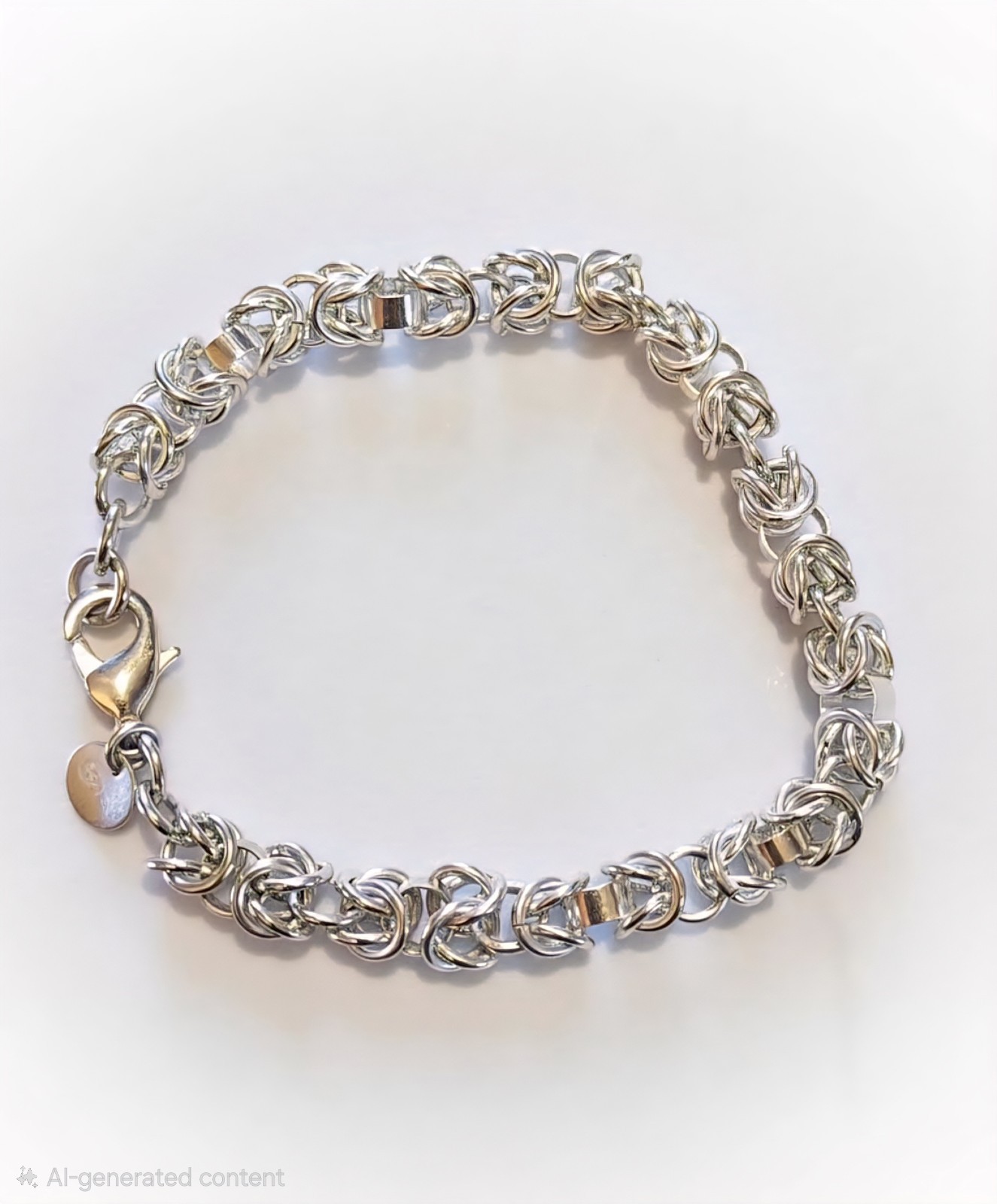 Vintage 925 Sterling Silver Charm Bracelet