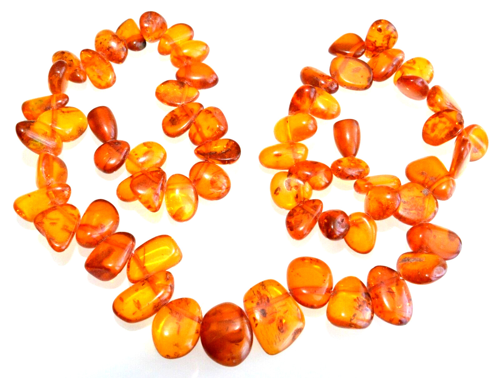 ✅56cm = 44gr RUSSIAN SOVIET BALTIC AMBER BEAD NECKLACE 琥珀 BRACELET STONE PENDANT