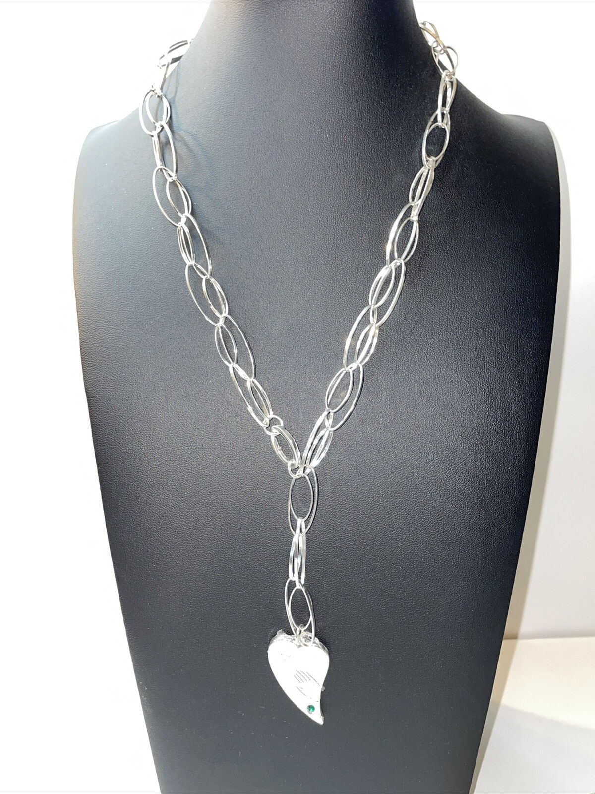 HSN Evolve John Edward Silvertone Hand On My Heart Fashion Jewelry Set READ A311