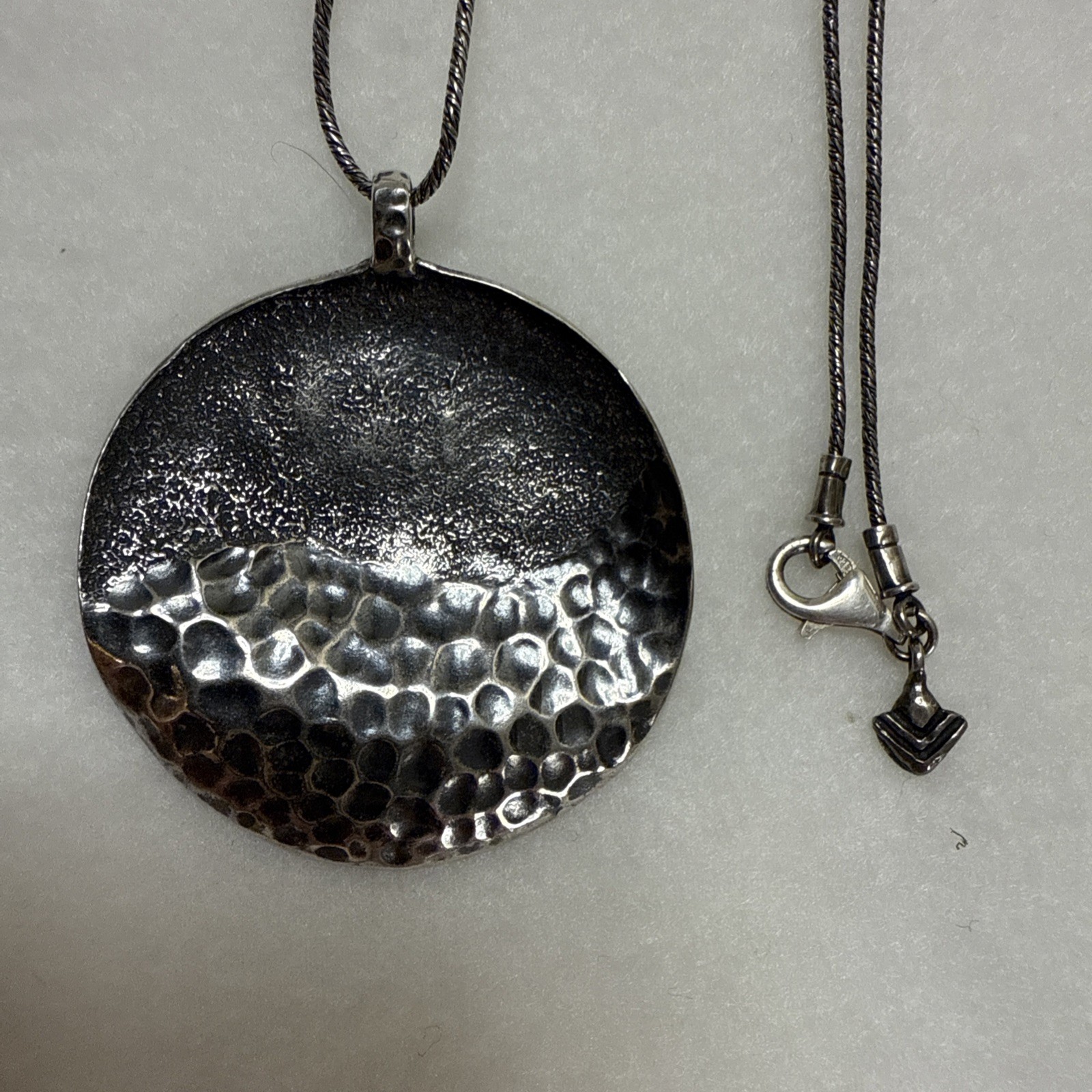 Silpada Retired Hammered Slver Neclace