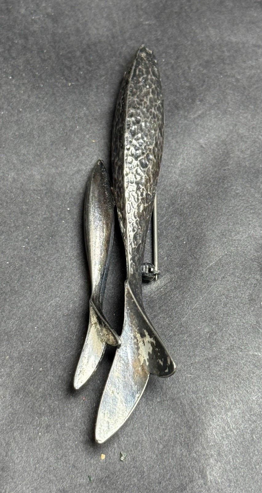 Vintage Robert Zentall Whale Costume Jewelry Brooch