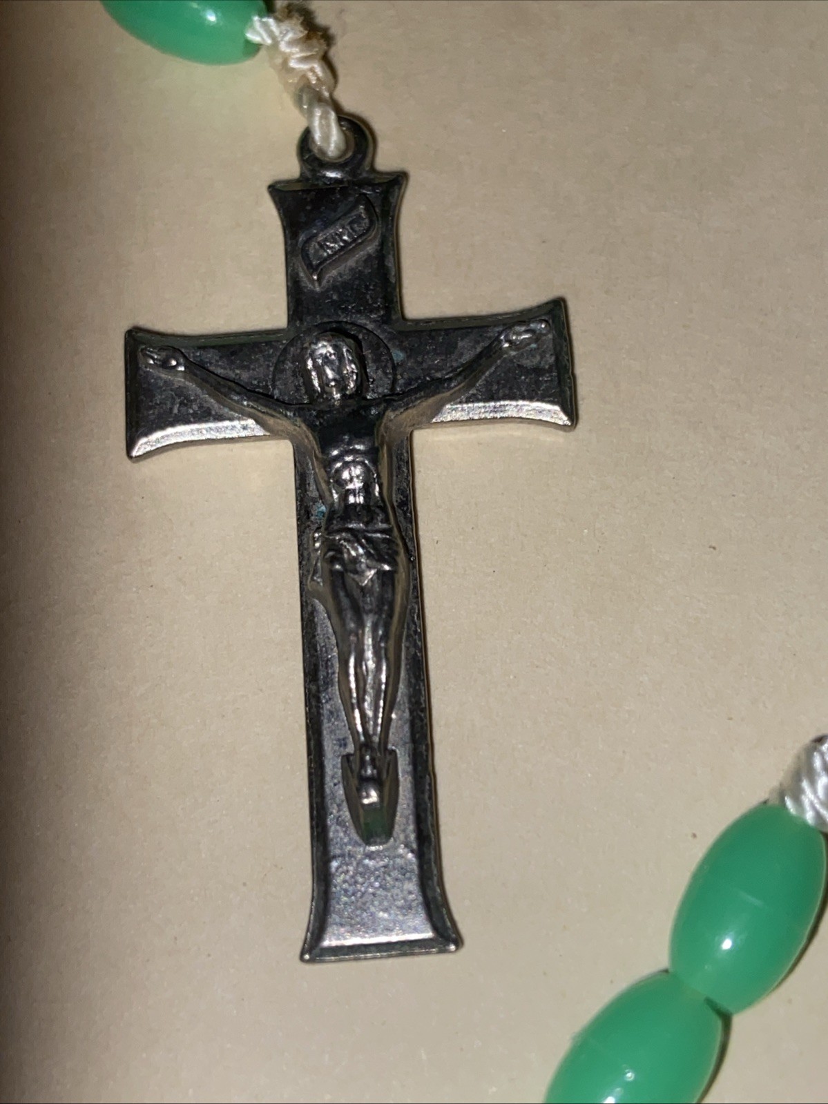ESTATE SALE: Beaded & Chain Cross Rosary Lot-4