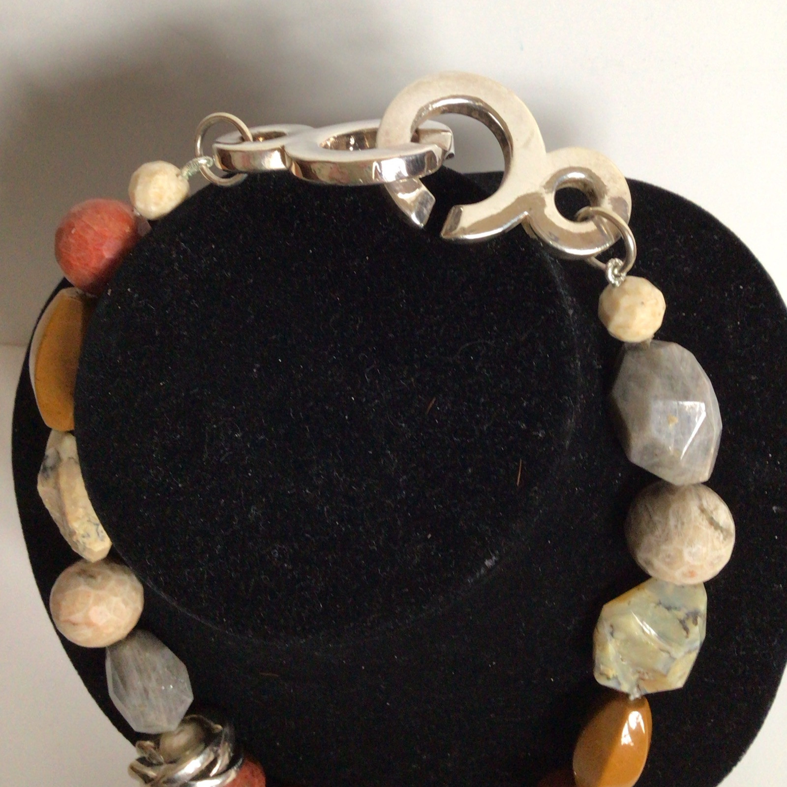 GORGEOUS SEBBAG VON MUSULIN NECKLACE DINOUART PENDANT STERLING
