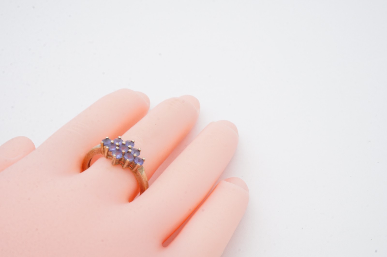 Vintage Sterling Silver 925 Iolite Ring Size 8