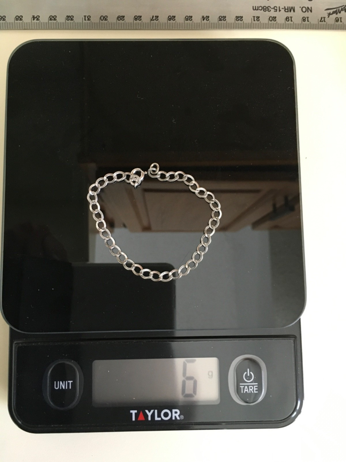 VINTAGE LIGHTWEIGHT LINKS STERLING CHARMS BRACELET 7 1/2″ STARTER CHRM BRACELET