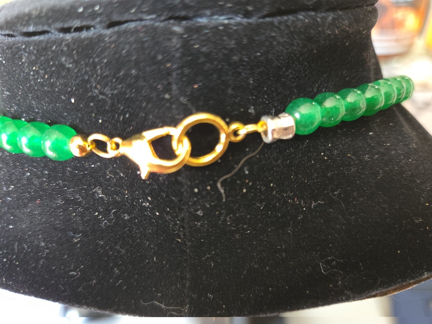 Jade Hand Strung Graduated Round 22″ Imperial Green Lobster Claw Clasp Necklace