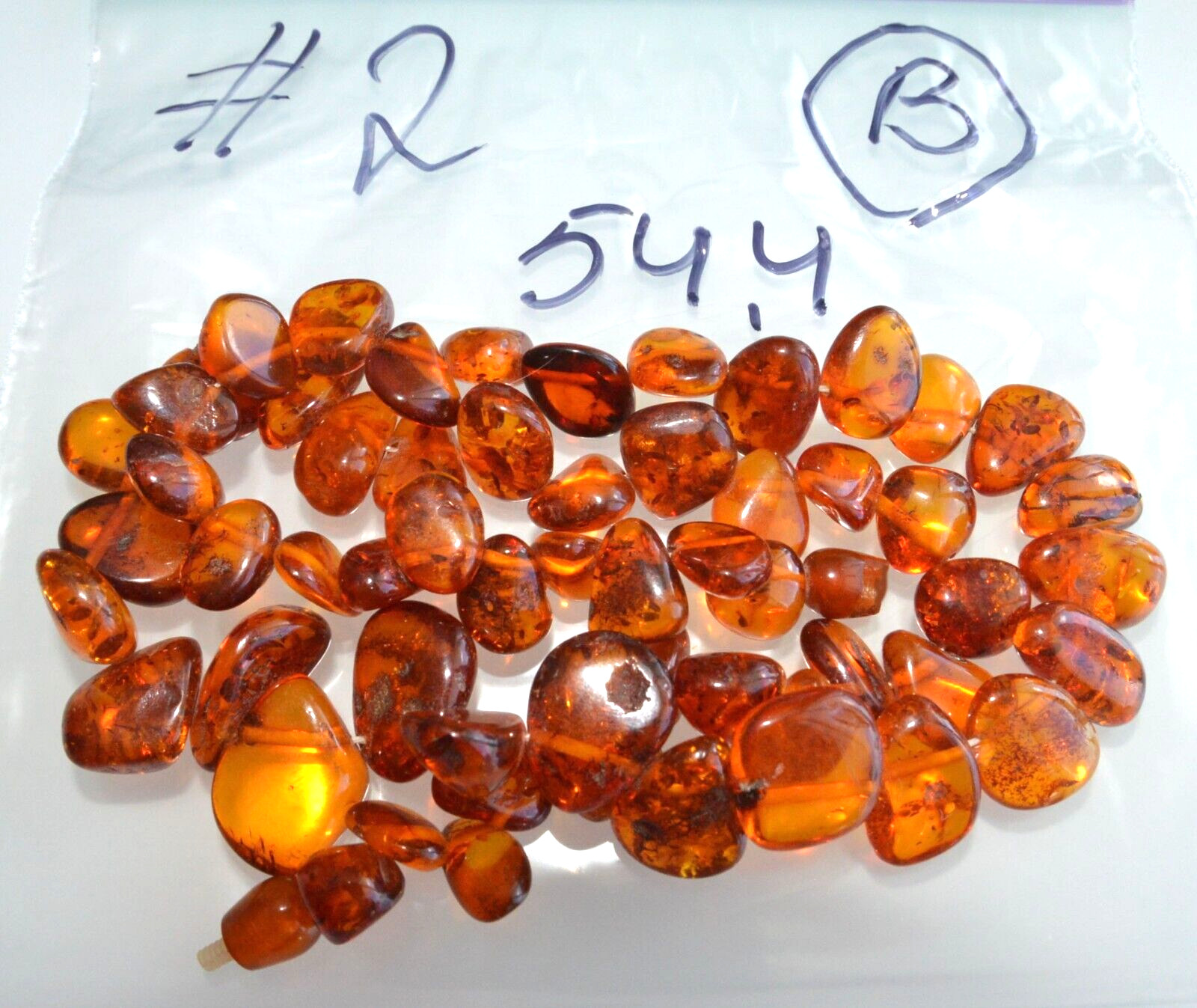 ✅60cm = 54gr RUSSIAN SOVIET BALTIC AMBER BEAD NECKLACE 琥珀 BRACELET STONE PENDANT