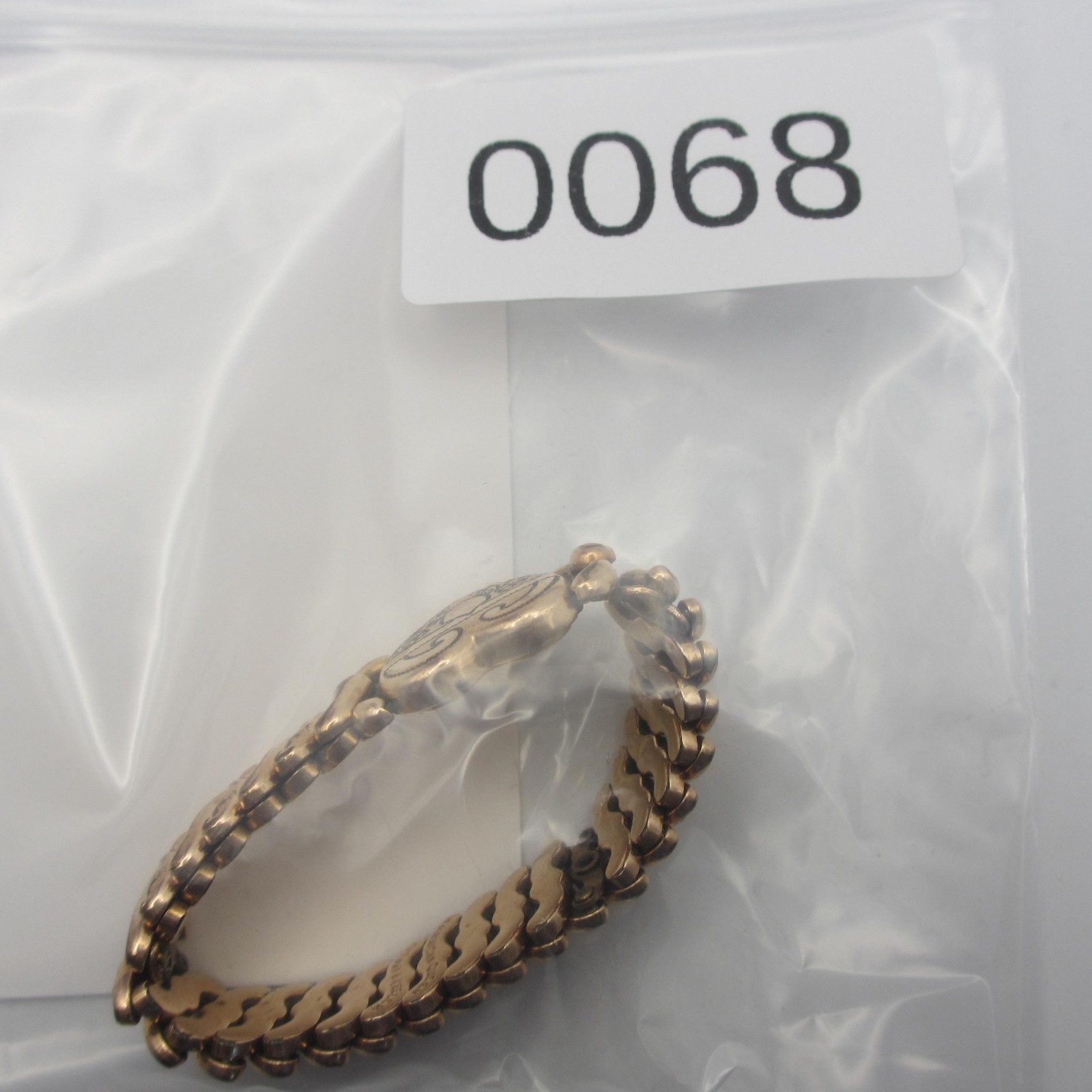 Pitman Keeler American Queen Expansion Bracelet WWII Era Sweetheart Etched Heart