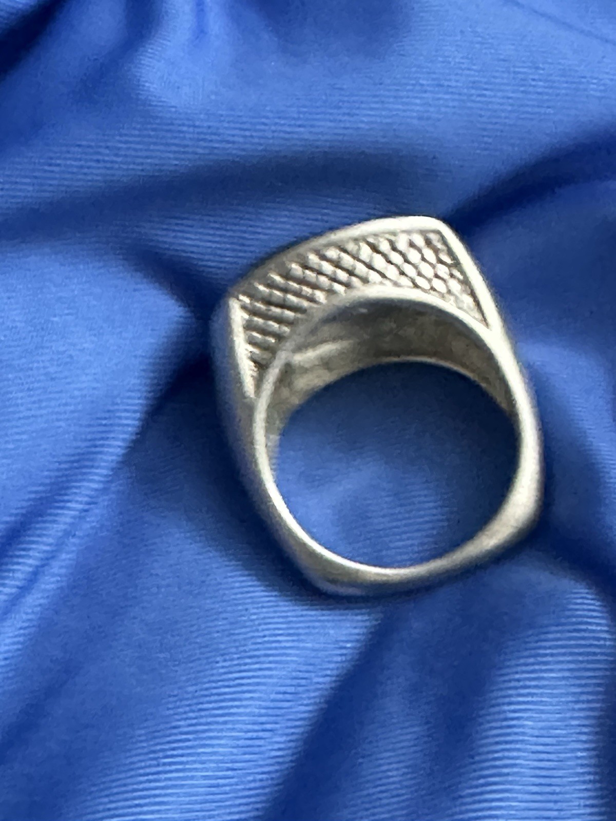 Vintage Signed Barse 925 Sterling silver Ring With Brow Stone Size 7
