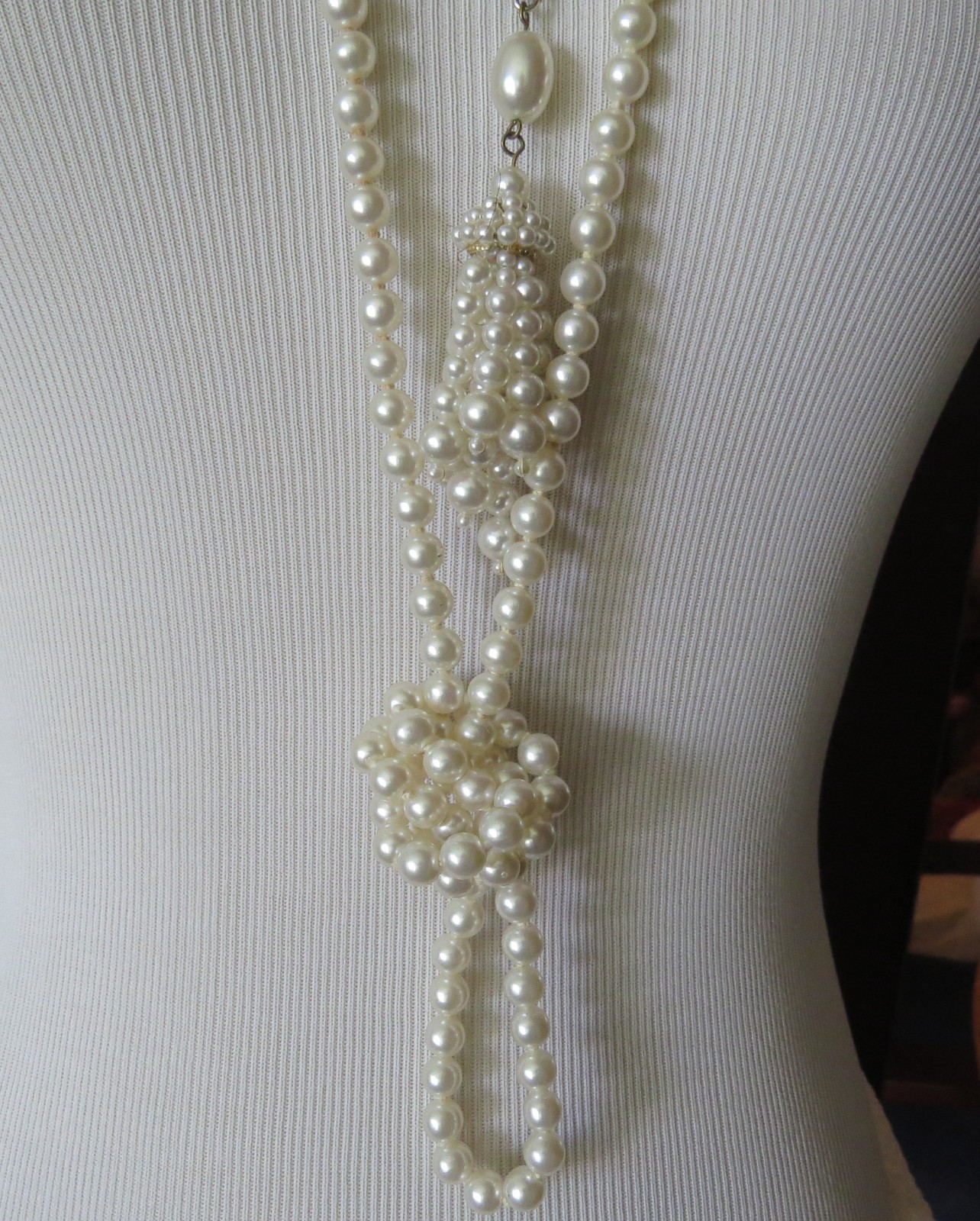 Vintage lot of 4 pearl necklaces/choker different lengths