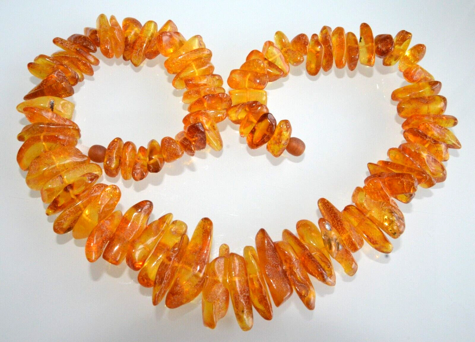 69gr RUSSIAN SOVIET BALTIC AMBER BEAD NECKLACE 琥珀 BRACELET STONE PENDANT EARRING