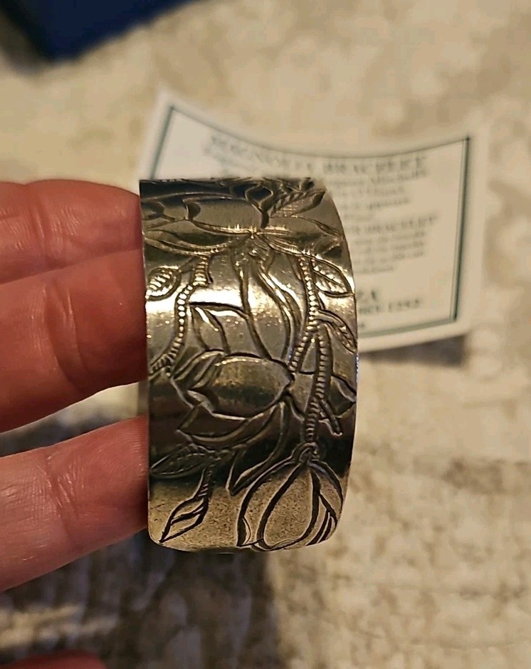 Salisbury Martin Miazza Exclusive Heavy Pewter Magnolia Bracelet Gone With Wind