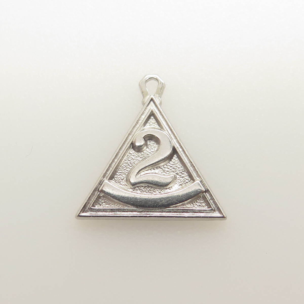DOC MORGAN JOB’S DAUGHTERS 925 Sterling Vintage Second Messenger Station Pendant