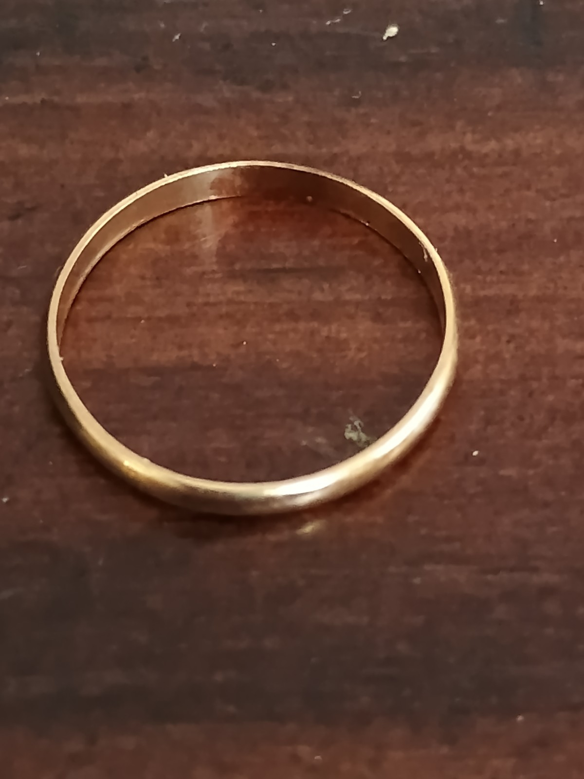 Vintage 10k Baby Gold Band Ring Can Be Worn On Chain As Pendant / Charm as well