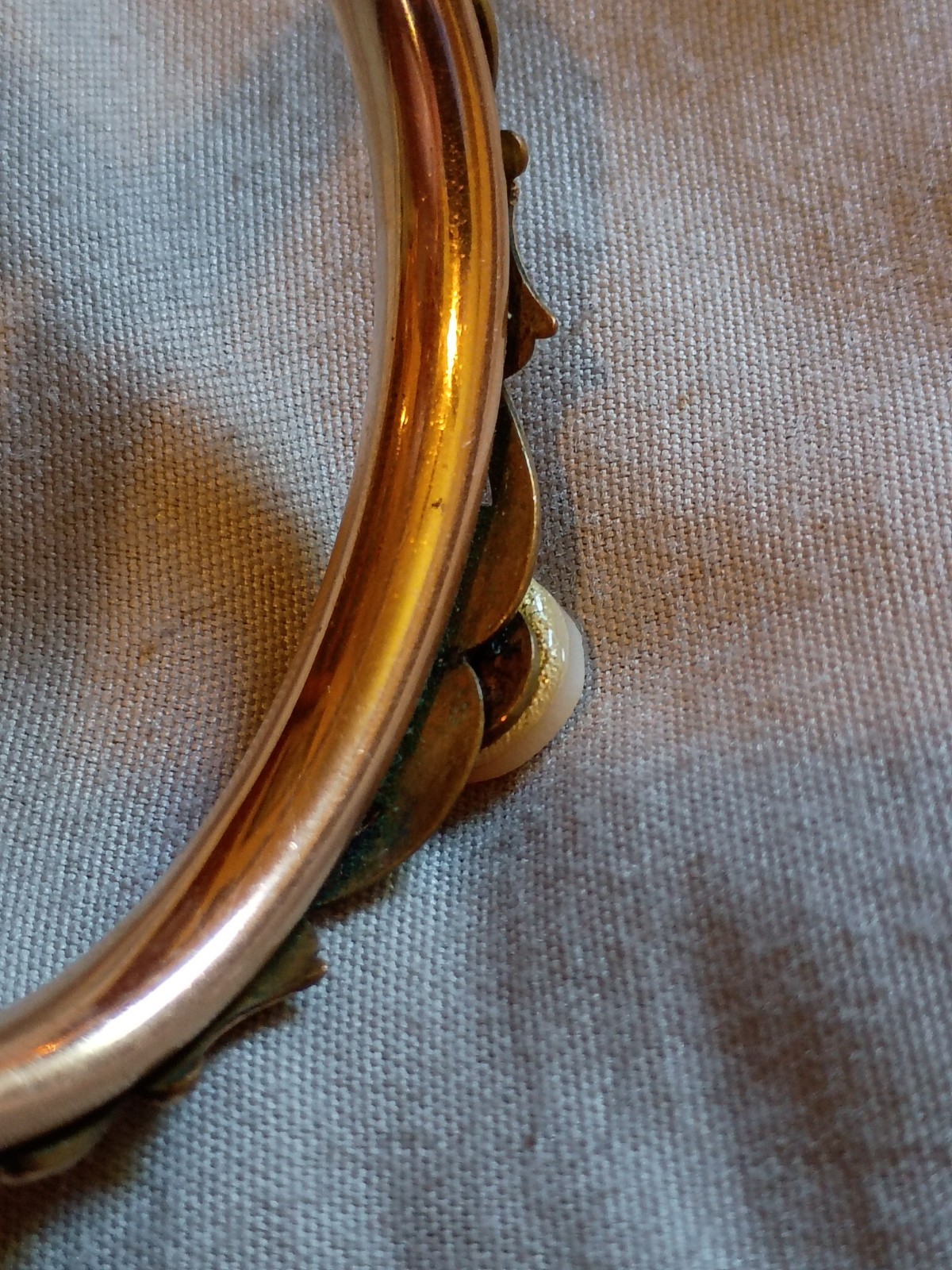 Antique Repurposed D.I.X. Gold Filled Bracelet.