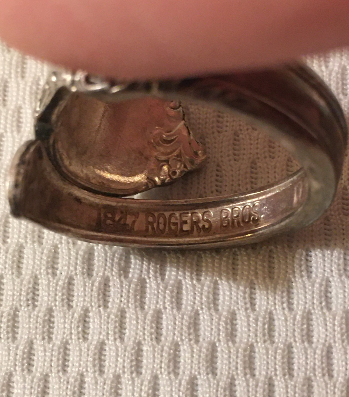 Vintage Silver Plate Jewelry Cuff Bracelets Spoon Rings WM Rogers Oneida