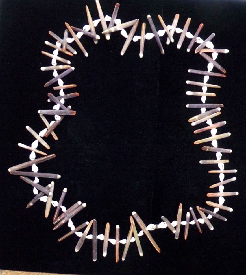 Beach Shell Necklace 32″ Long Natural Coastal Style JZ23