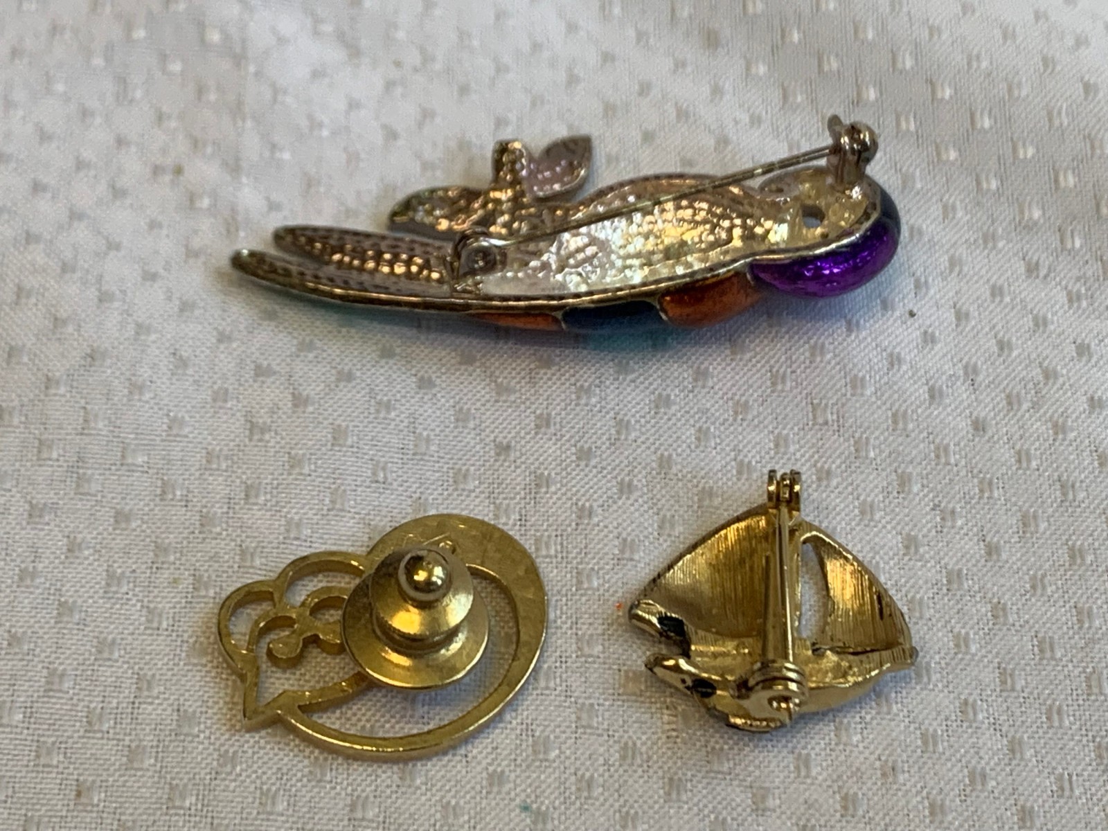 Vtg Brooch Lot Craft Pell Gerrys Sarah Cov Avon Scatter Pins Costume Jewelry