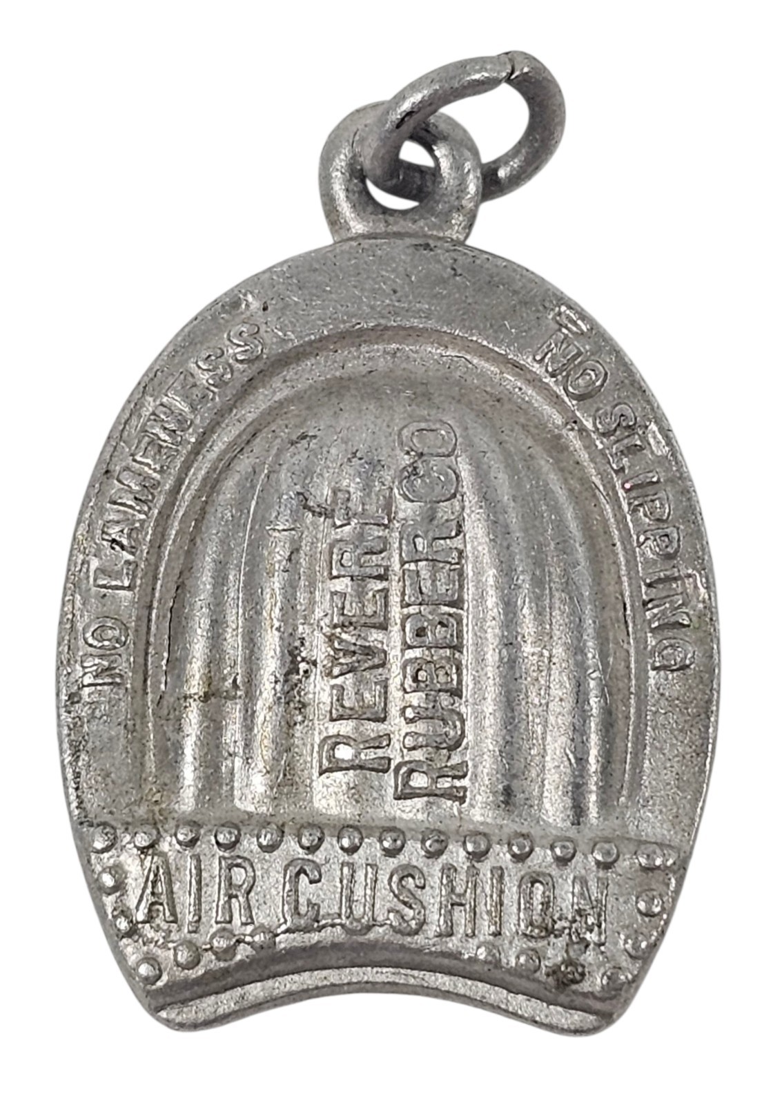 Antique 1900 Revere Rubber Co Horse Hoof Adv Charm Pendant Boston MA