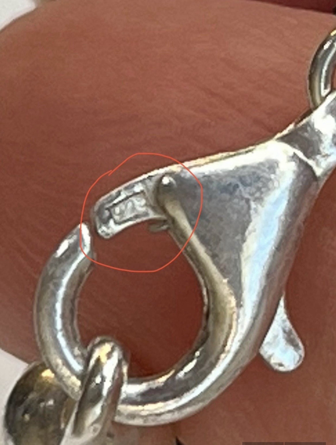 925 Signed Running Horse Pendant On black Leather Cord