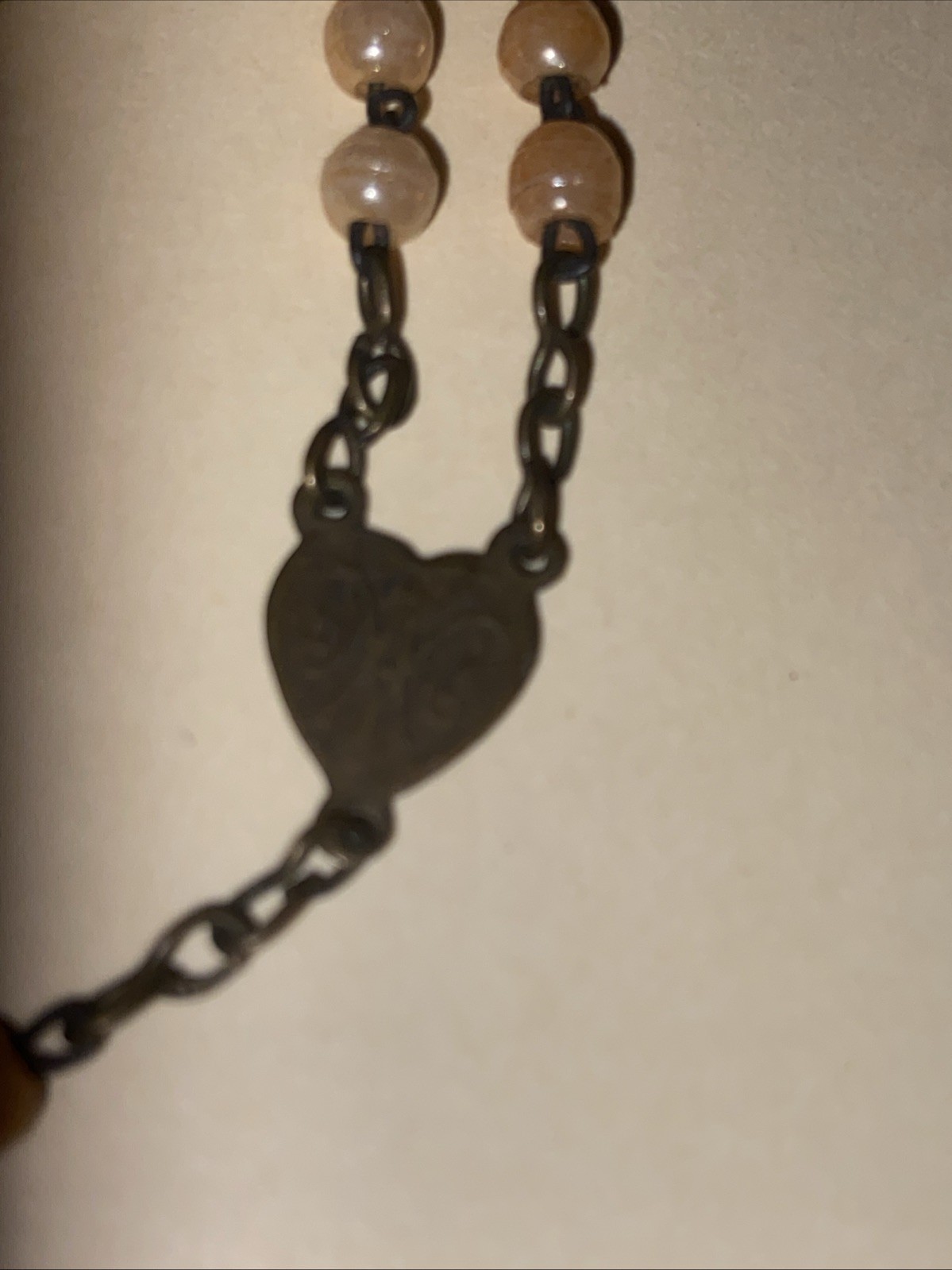 ESTATE SALE: Beaded & Chain Cross Rosary Lot-4