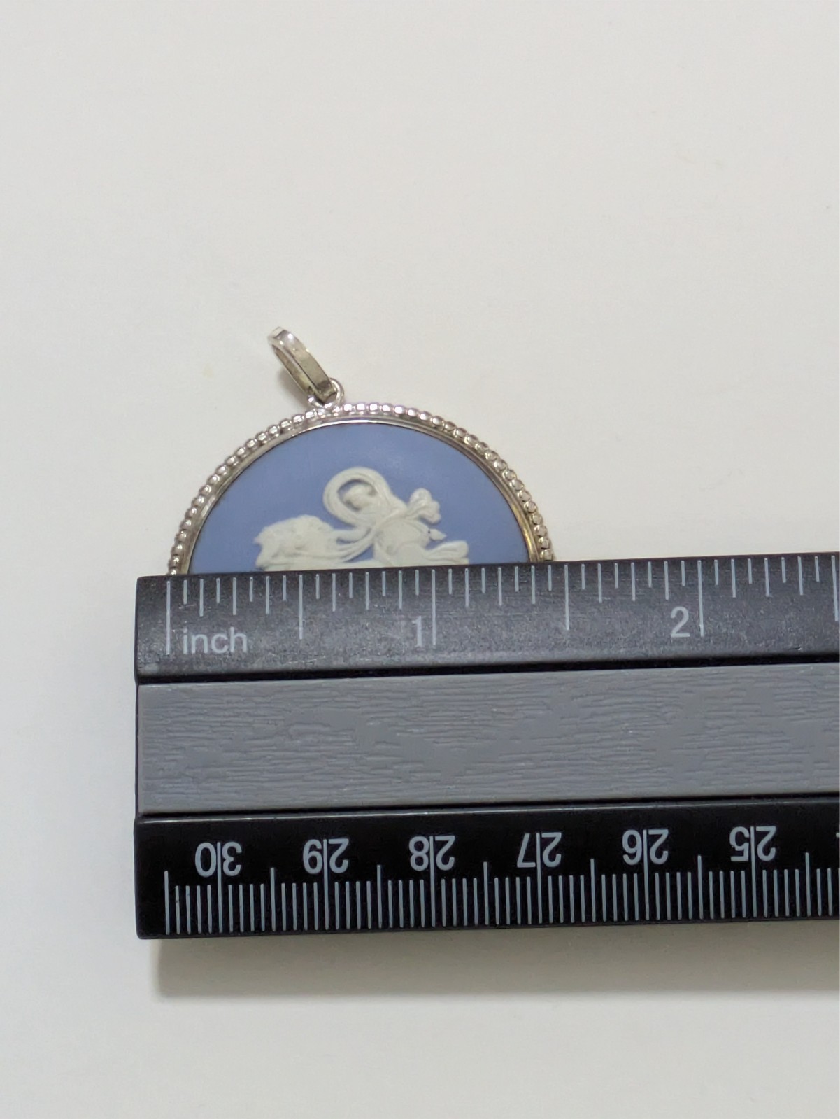 Wedgwood Cameo Pendant Horse & Chariot # B67 Sterling Silver England VINTAGE